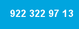 922 322 97 13 922 322 97 13